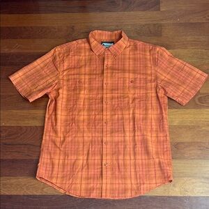 Mountain Khakis Men's Orange Plaid Shirt